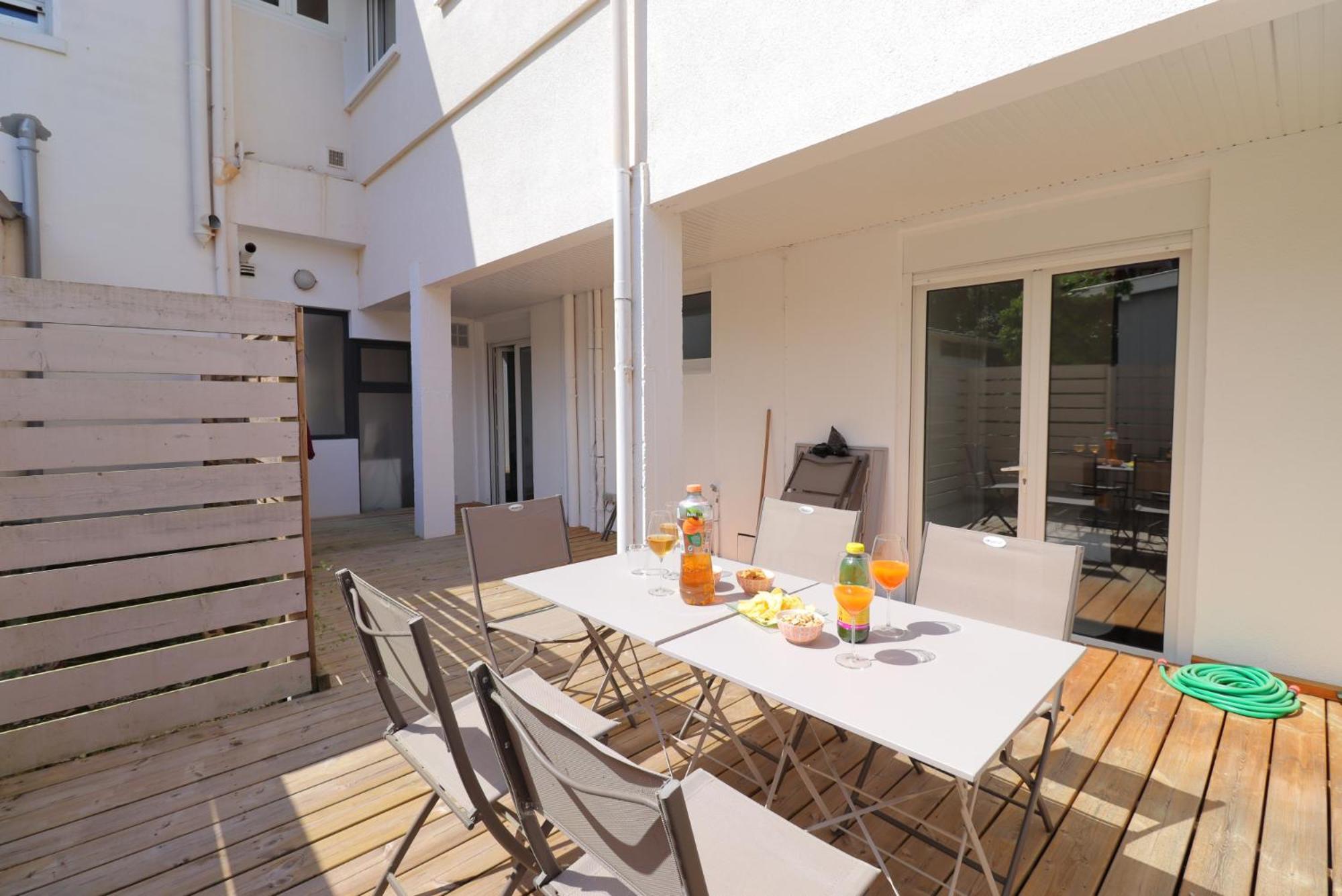 Le Spazioso - T3 Arcachon Avec Terrasse Privative Стая снимка